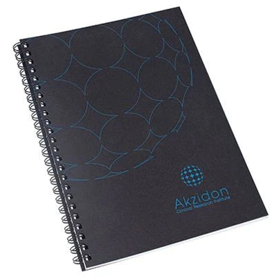 Branded Promotional ENVIRO SMART TILL RECEIPT COVER WIRO NOTE PAD A5 Notebook from Concept Incentives