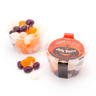 Branded Promotional HALLOWEEN ECO MAXI POT OF JELLY BEANS from Concept Incentives