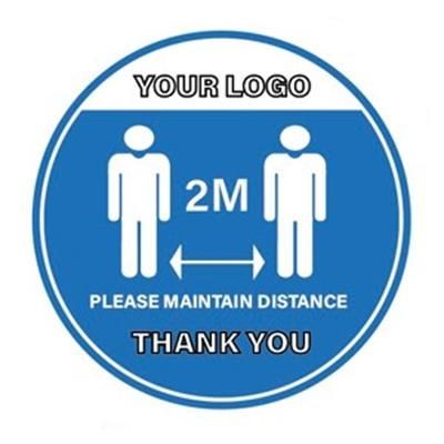 Branded Promotional FLOOR GRAPHICS - ROUND BESPOKE DESIGN Mat From Concept Incentives.