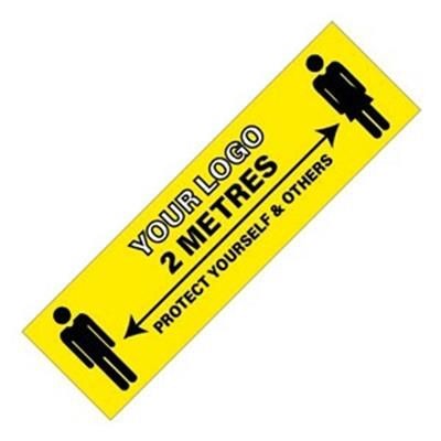 Branded Promotional FLOOR GRAPHICS - RECTANGULAR BESPOKE DESIGN Mat From Concept Incentives.