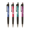 Branded Promotional LAUPER BLACK PLASTIC BALL PEN Pen From Concept Incentives.