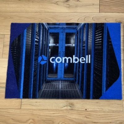 Branded Promotional RECYCLED & ECO FRIENDLY FLOOR MAT Mat From Concept Incentives.