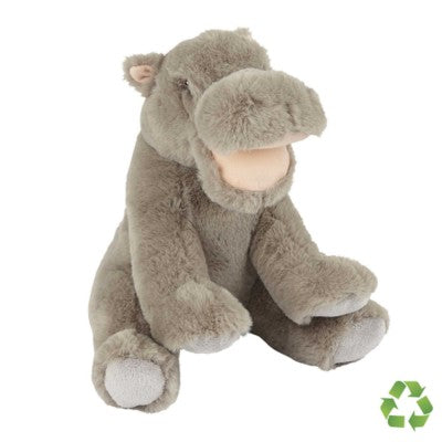 Branded Promotional RECYCLED HIPPO SOFT TOY Soft Toy From Concept Incentives.