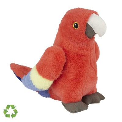 Branded Promotional RECYCLED SCARLET MACAW SOFT TOY Soft Toy From Concept Incentives.