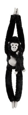 Branded Promotional HANGING GORILLA WITH BABY SOFT TOY Soft Toy From Concept Incentives.