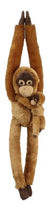 Branded Promotional HANGING ORANG-UTAN WITH BABY SOFT TOY Soft Toy From Concept Incentives.