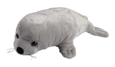 Branded Promotional GREY SEAL SOFT TOY Soft Toy From Concept Incentives.