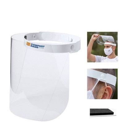 Branded Promotional VIRAPRO FLIP OPEN FACE SHIELD Face Mask From Concept Incentives.