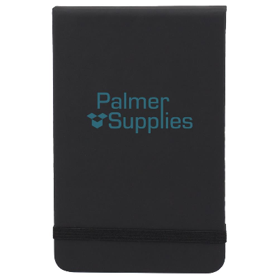 Branded Promotional FLIP COVER NOTE BOOK in Black Notebook from Concept Incentives