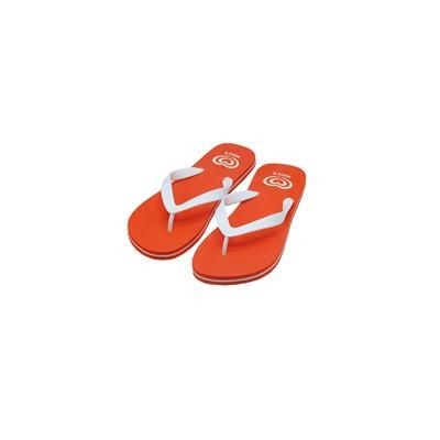 Branded Promotional BESPOKE EVA FLIP-FLOPS Flip Flops Beach Shoes From Concept Incentives.