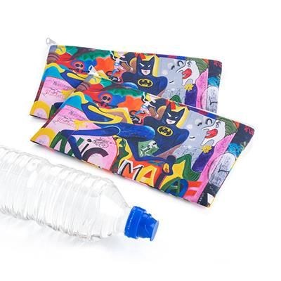 Branded Promotional COSMETICS TOILETRY PENCIL CASE STYLE RPET BAG Cosmetics Bag From Concept Incentives.