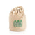Branded Promotional NATURAL HEMP DRAWSTRING BAG 150MM X 95MM DIA Bag From Concept Incentives.