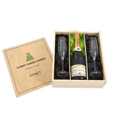 Branded Promotional CHAMPAGNE GIFT BOX Champagne From Concept Incentives.