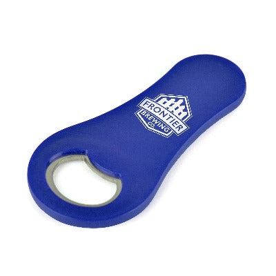 Branded Promotional MAGNETIC BOTTLE OPENER in Blue Bottle Opener From Concept Incentives.