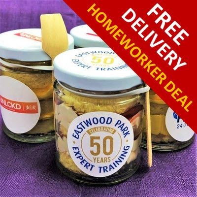 Branded Promotional HOMEWORKER OFFER - 4PK CAKE JAR Cake From Concept Incentives.