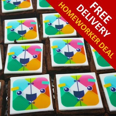 Branded Promotional HOMEWORKER OFFER - 8PK BROWNIE Cake From Concept Incentives.