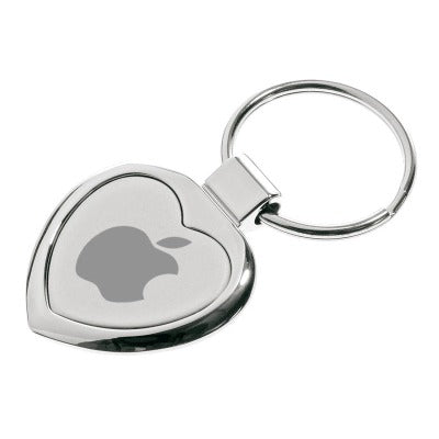 Branded Promotional HEART EXECUTIVE KEYRING Keyring From Concept Incentives.