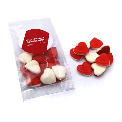 Branded Promotional HEART SWEET BAGS from Concept Incentives