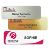 Branded Promotional IMPRESS PRO PERMANENT NAME BADGE 75 X 25MM Badge From Concept Incentives.