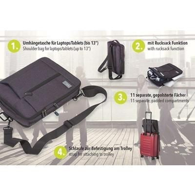 Branded Promotional TROIKA BAG TO BUSINESS SHOULDER BAG Bag From Concept Incentives.