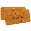 Branded Promotional IMPRESS WOOD NAME BADGE 75 X 38MM Badge From Concept Incentives.