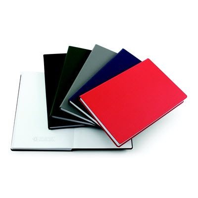 Branded Promotional RECYCO A5 CASEBOUND NOTE BOOK Jotter From Concept Incentives.