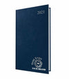 Branded Promotional FINEGRAIN WEEK TO VIEW POCKET DIARY in Blue from Concept Incentives