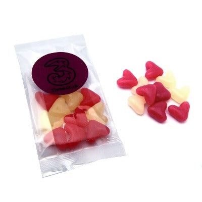 Branded Promotional HEART SWEET BAGS from Concept Incentives