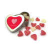 Branded Promotional HEART TIN with Jelly Bean Hearts Sweets From Concept Incentives.