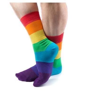 Branded Promotional PREMIUM CLASSIC CREW NORMAL PERSONALISED KNITTED SOCKS Socks From Concept Incentives.