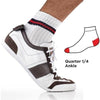 Branded Promotional PREMIUM SPORTS QUARTER SOCKS Socks From Concept Incentives.