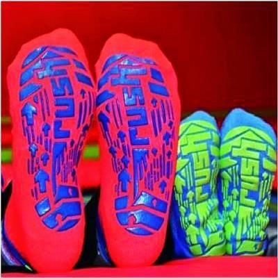 Branded Promotional PREMIUM CLASSIC CREW NORMAL GRIPPER SOCKS Socks From Concept Incentives.