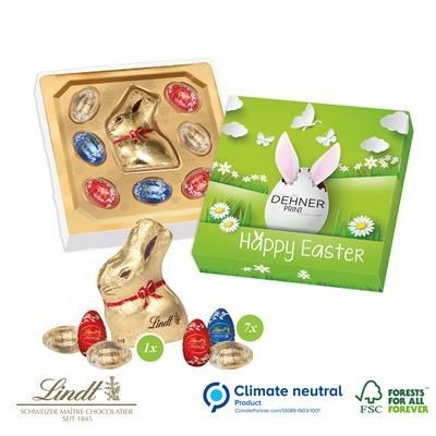 Branded Promotional LINDT CHOCOLATE EASTER BLISTER BOX Chocolate From Concept Incentives.