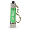 Branded Promotional KEYRING TORCH LIGHT in Green from Concept Incentives
