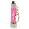 Branded Promotional KEYRING TORCH LIGHT in Pink from Concept Incentives