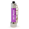 Branded Promotional KEYRING TORCH LIGHT in Purple from Concept Incentives