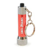 Branded Promotional KEYRING TORCH LIGHT in Red from Concept Incentives