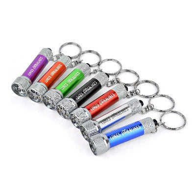 Branded Promotional KEYRING TORCH LIGHT from Concept Incentives