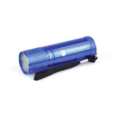 Branded Promotional ASPEN COB TORCH in Blue Torch From Concept Incentives.