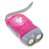 Branded Promotional BEECH WOOD KINETIC DYNAMO TORCH in Pink from Concept Incentives
