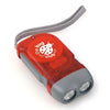 Branded Promotional BEECH WOOD KINETIC DYNAMO TORCH in Red from Concept Incentives