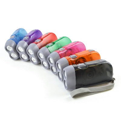 Branded Promotional BEECH WOOD KINETIC DYNAMO TORCH from Concept Incentives