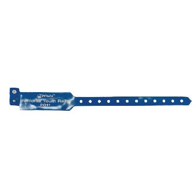 Branded Promotional PVC EVENT WRISTBANDS in Light Blue Wrist Bands from Concept Incentives