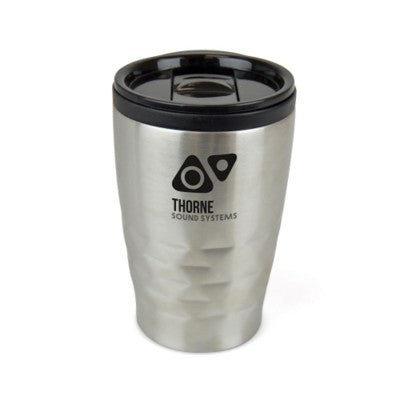 Branded Promotional BRAQUE METAL TUMBLER in Silver Tumbler from Concept Incentives