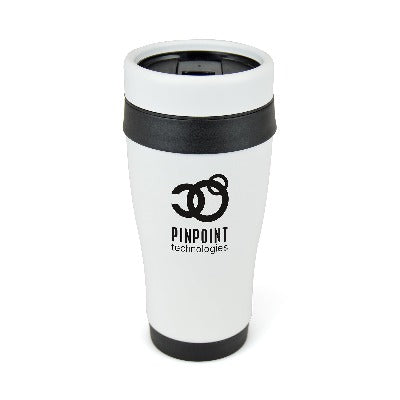 Branded Promotional ANCOATS BLANC TRAVEL MUG Travel Mug from Concept Incentives