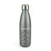 Branded Promotional MONDRIAN DRINKS BOTTLE in Gunmetal Grey Drinks Bottle from Concept Incentives