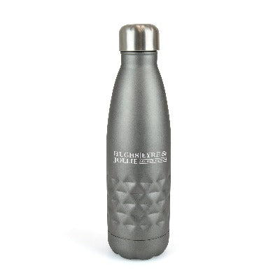 Branded Promotional MONDRIAN DRINKS BOTTLE in Gunmetal Grey Drinks Bottle from Concept Incentives