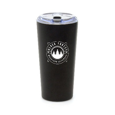 Branded Promotional ANNIKA TUMBLER in Black Metal Tumbler from Concept Incentives