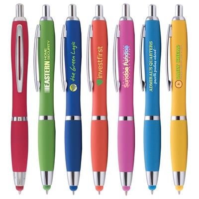 Branded Promotional LOPEZ SOFT-TOUCH STYLUS PEN Pen From Concept Incentives.