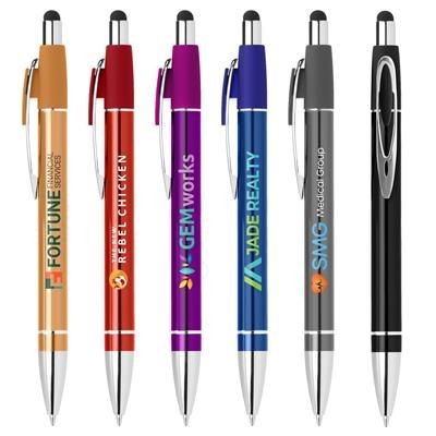 Branded Promotional MARQUISE SHINY STYLUS PEN Pen From Concept Incentives.